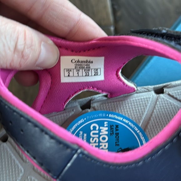 Columbia NWT Girls Youth Size 2 Techsun Vent‎ Sandals - Picture 8 of 8